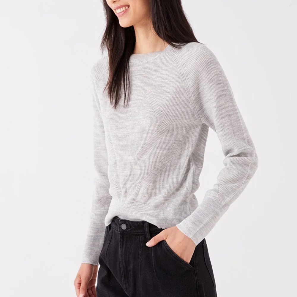Monrow Knit Long Sleeve Top